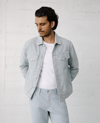Ag Dart Denim Trucker Jacket In Reclaimed Indigo