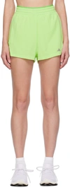 Adidas Originals Green Lightweight Shorts In Pulse Lime