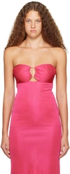 TOM FORD PINK STRAPLESS TANK TOP