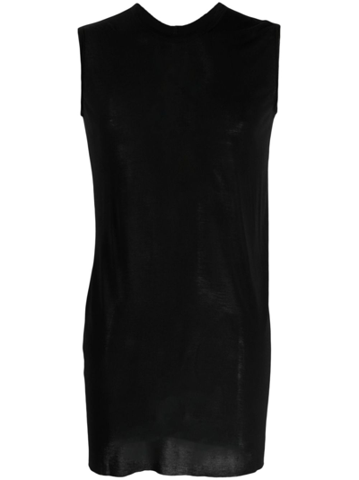 Rick Owens Forever Basic Sleeveless Tank Top In Black