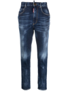 DSQUARED2 HIGH-WAIST CROPPED JEANS
