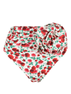 Magda Butrym Corsage Floral Bikini Bottoms In Neutrals