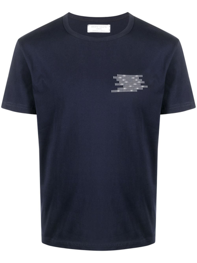Société Anonyme Logo-print Cotton T-shirt In Blue