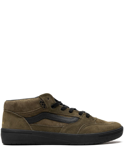 Vans X Beatrice Domond Zabha Mid "autumn" Sneakers In Brown