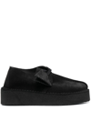Clarks Originals Low-top Leather Sneakers In Black