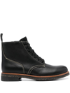 POLO RALPH LAUREN LEATHER ANKLE BOOTS