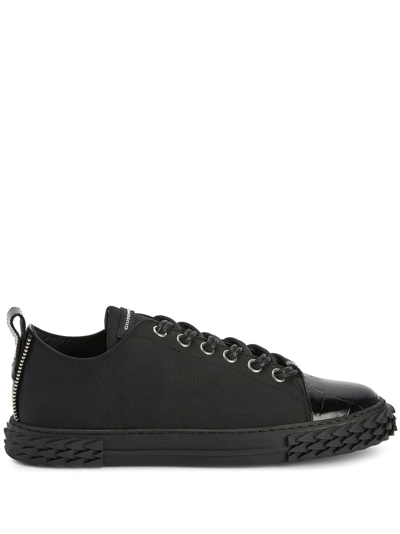 Giuseppe Zanotti Blabber Low-top Sneakers In Black