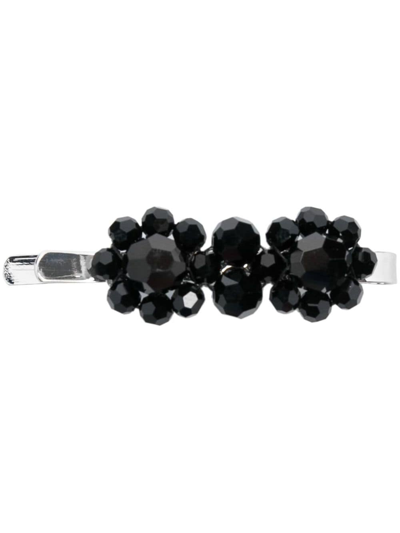 Simone Rocha Crystal-embellished Hairclip In Black