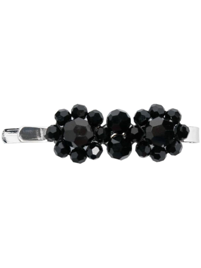 Simone Rocha Crystal-embellished Hairclip In Jet
