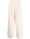 THEORY PLEATED PALAZZO TROUSERS