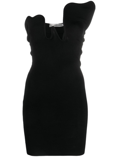 Christopher Esber Salacia Jersey Mini Dress In Black