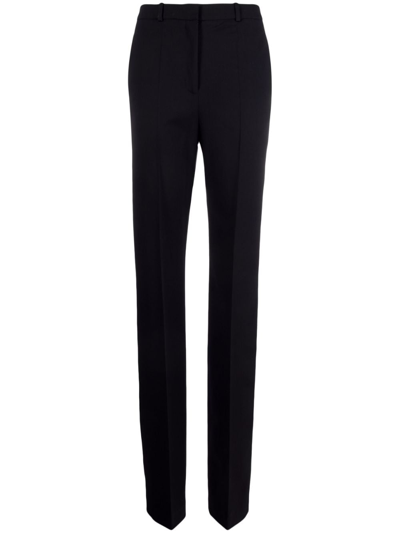MACH&MACH PRESSED-CREASE TAILORED-CUT TROUSERS