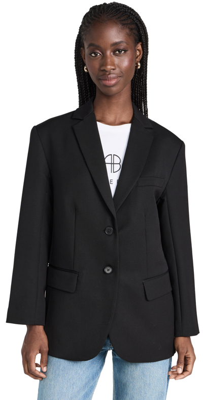 Anine Bing Quinn Blazer In Black