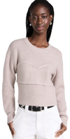 IRO GEDEON PULLOVER SWEATER CHAMPAGNE