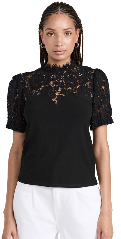 Generation Love Romina Lace Combo Top In Black