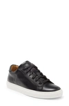 To Boot New York Devin Leather Sneaker In Nappa Black F.725