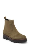 Caslon Miller Water Resistant Chelsea Boot In Olive