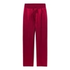 PJ HARLOW JOLIE SATIN PANT WITH DRAW STRING IN RED