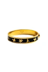 Johnny Was Garden Hinged Bracelet In Black