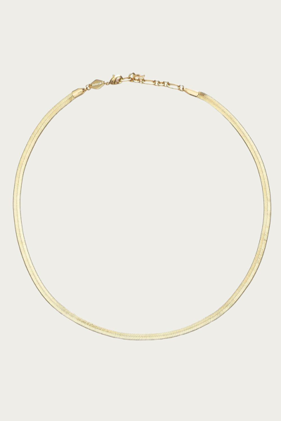 Anni Lu Snake Charmer Necklace In Gold