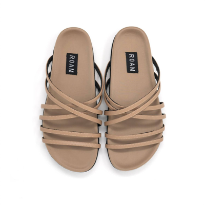 Roam X Sandal In Nude In Beige