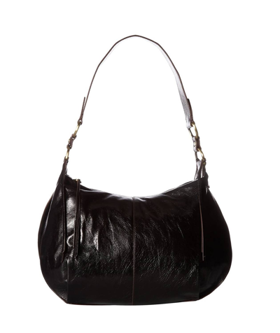 Hobo Lennox Leather Shoulder Bag In Black