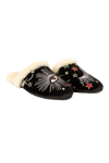 Johnny Was Women's Celestial Slipper In Black In Black