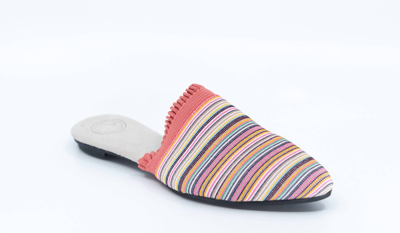 Charleston Shoe Co. Blakely Flat In Coral Multi