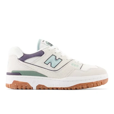 New Balance Women's 550 In White/grey/yellow