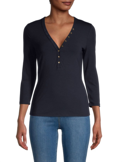 Bailey44 Margot Top In Navy In Blue