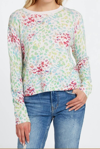 AUTUMN CASHMERE LEOPARD CREW NECK SWEATER IN MULTICOLOR