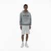 Helmut Lang Cotton Logo Print Hoodie In Vapor Heather