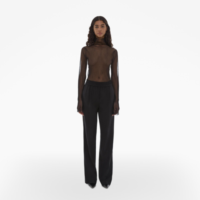 Helmut Lang Logo Pull-on Trouser In Black