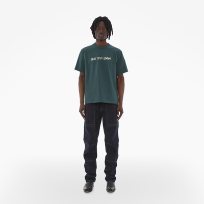 Helmut Lang Men's Cowboy Logo Capsule T-shirt In Evergreen