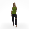 Helmut Lang Sleeveless Textured Knit Top In Lawn