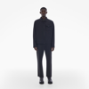 Helmut Lang Zip-up Tailored Shirt Jacket In Black