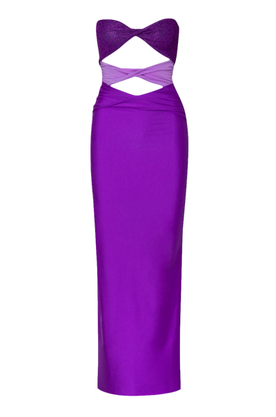 Baobab Isla Maxi Dress In Purple