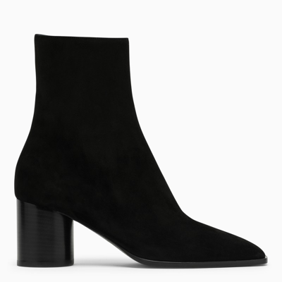 Ferragamo Woman Ankle Boot With Squared Toe In Black