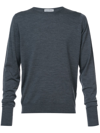 John Smedley Marcus Extra Fine Merino Wool Jumper Clothing In Grey