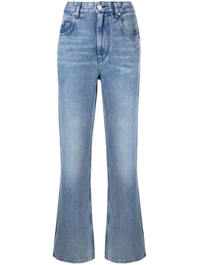 Isabel Marant Étoile Corsy Straight-leg Jeans In Blue