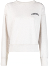 Isabel Marant Shad Crew Neck Sweatshirt In Nude & Neutrals