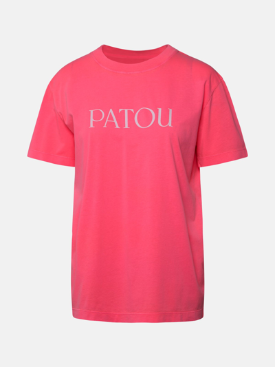 Patou T-shirt Essential Logo In Pink