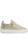 Giuseppe Zanotti Gail Low-top Sneakers In Gold