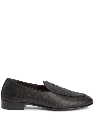 Giuseppe Zanotti Gz Rudolph Loafers In Black