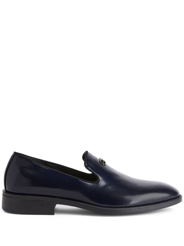 Giuseppe Zanotti Imrham crocodile-effect loafers - Black