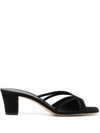 ILIO SMERALDO BENEDICTE 50MM CALF-LEATHER SANDALS