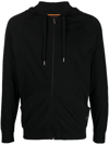 Paul Smith Signature Stripes Cotton Hoodie In Black