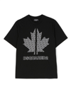 Dsquared2 Logo-print Cotton T-shirt In Black