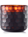 Onno Circle Ginger Fig Large Candle In Orange