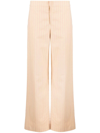 Isabel Marant Mid-rise Straight-leg Trousers In Yellow